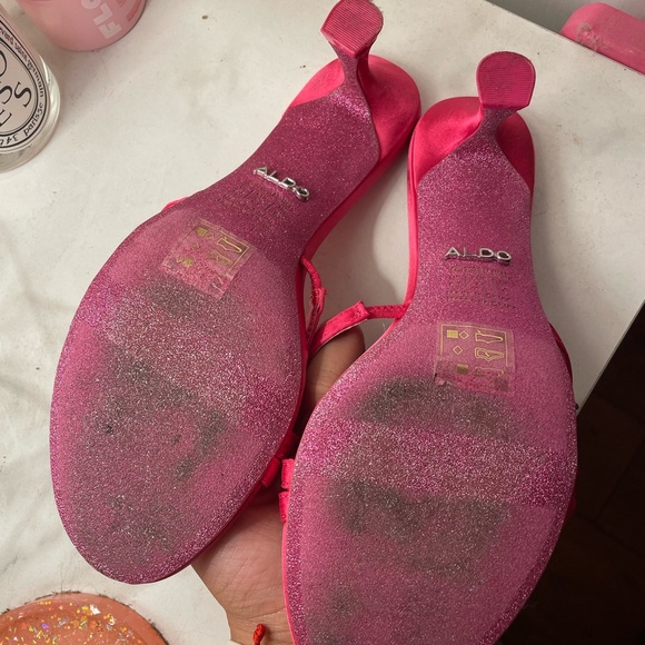 SOLD‼️Aldo x Barbie Mules in Barbie Pink - Picture 5 of 6